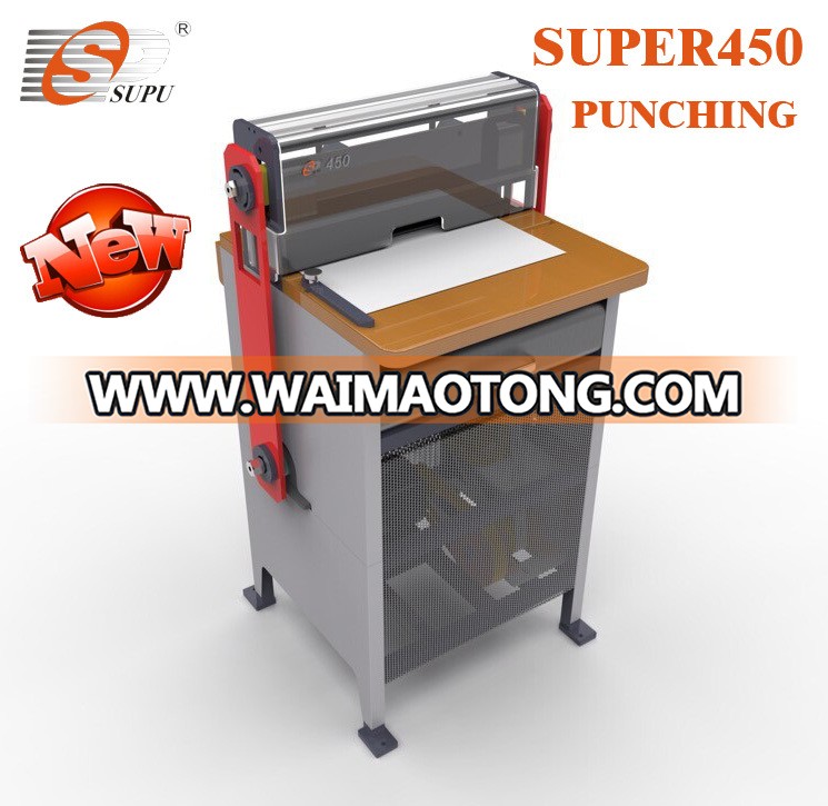 New Machine Electric die punch and bind machine(SUPER450)